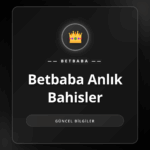 Betbaba anlık bahisler ekranında canlı maç oranlarını inceleyen bir kullanıcı.