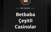 Betbaba çeşitli casinolar lobisinde yer alan oyun seçenekleri.