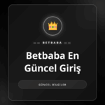 Betbaba en güncel giriş adresini gösteren bir dizüstü bilgisayar ekranı