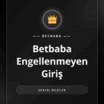 Betbaba engellenmeyen giriş adresinin yazılı olduğu bir laptop ekranı