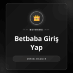 Betbaba giriş yap ekranı ve güncel platform arayüzü