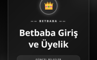 Betbaba giriş ve üyelik ekranı, yeni kullanıcılar için adımlar