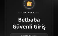 Betbaba Güvenli Giriş ekranını gösteren bir dizüstü bilgisayar.