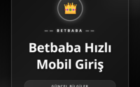 Akıllı telefonda Betbaba hızlı mobil giriş ekranı gösteriliyor