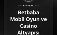 Akıllı telefonda Betbaba mobil oyun ve casino altyapısı arayüzü