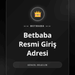 Betbaba Resmi Giriş Adresi üzerinden siteye güvenli erişim sağlama