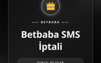 Betbaba SMS iptali işlemini yapan bir kullanıcının telefonu