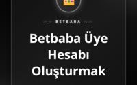Betbaba üye hesabı oluşturmak için kayıt formunu dolduran kişi