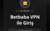 Bir dizüstü bilgisayar ekranında Betbaba VPN ile giriş arayüzü.