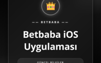 Betbaba iOS Uygulaması'nın iPhone ekranındaki arayüzü ve logosu