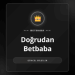 Doğrudan Betbaba platformuna güvenli giriş yapan bir kullanıcı
