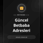 Güncel Betbaba adresleri ile siteye güvenli giriş ekranı