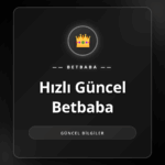 Hızlı Güncel Betbaba platformuna erişim sağlayan bir kullanıcı.