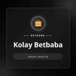 Kolay Betbaba platformuna akıllı telefondan erişen bir kullanıcı