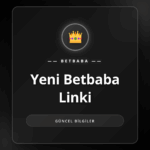 Yeni Betbaba linki üzerinden platforma güvenli giriş ekranı.